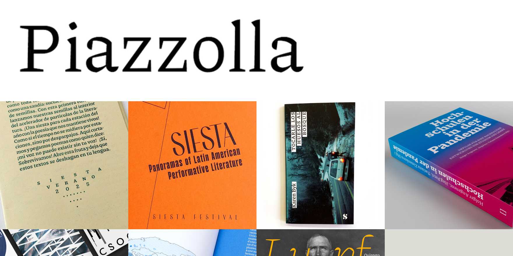 Piazzolla in use - Fonts In Use