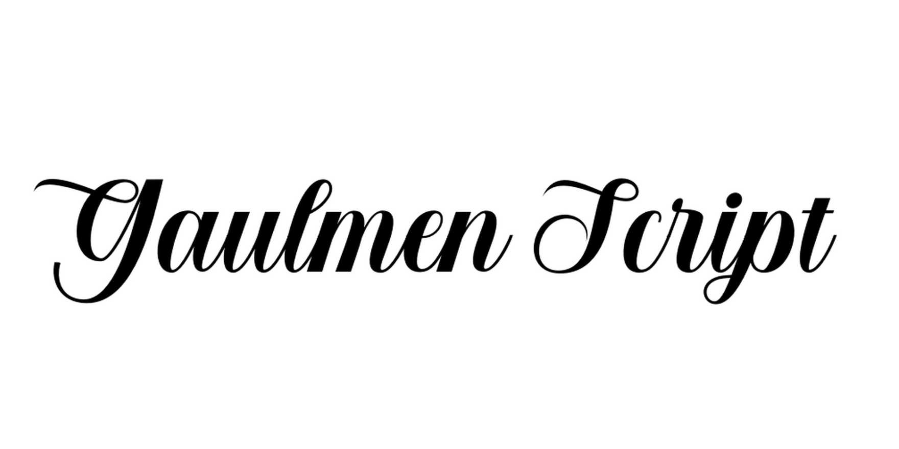 Gaulmen Script in use - Fonts In Use
