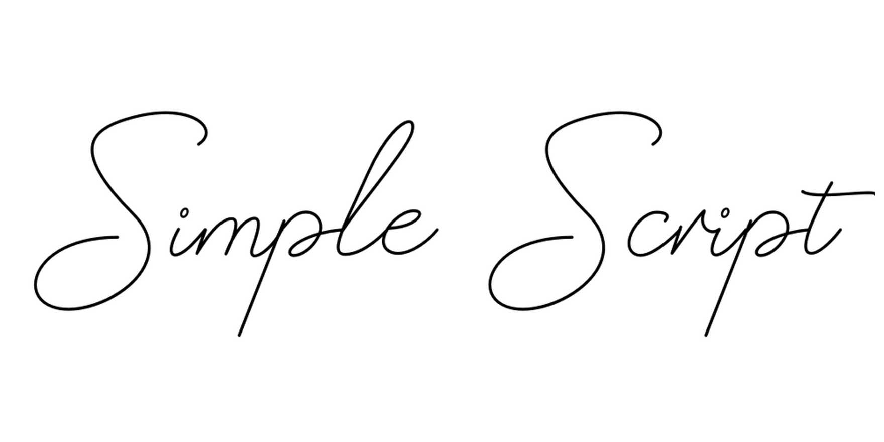 Simple Script in use - Fonts In Use