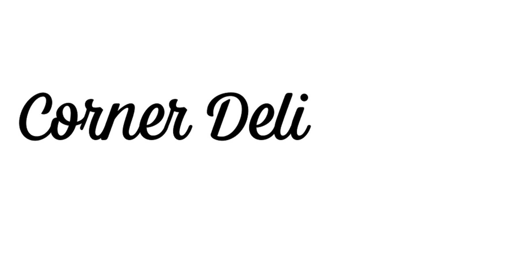 Corner Deli in use - Fonts In Use