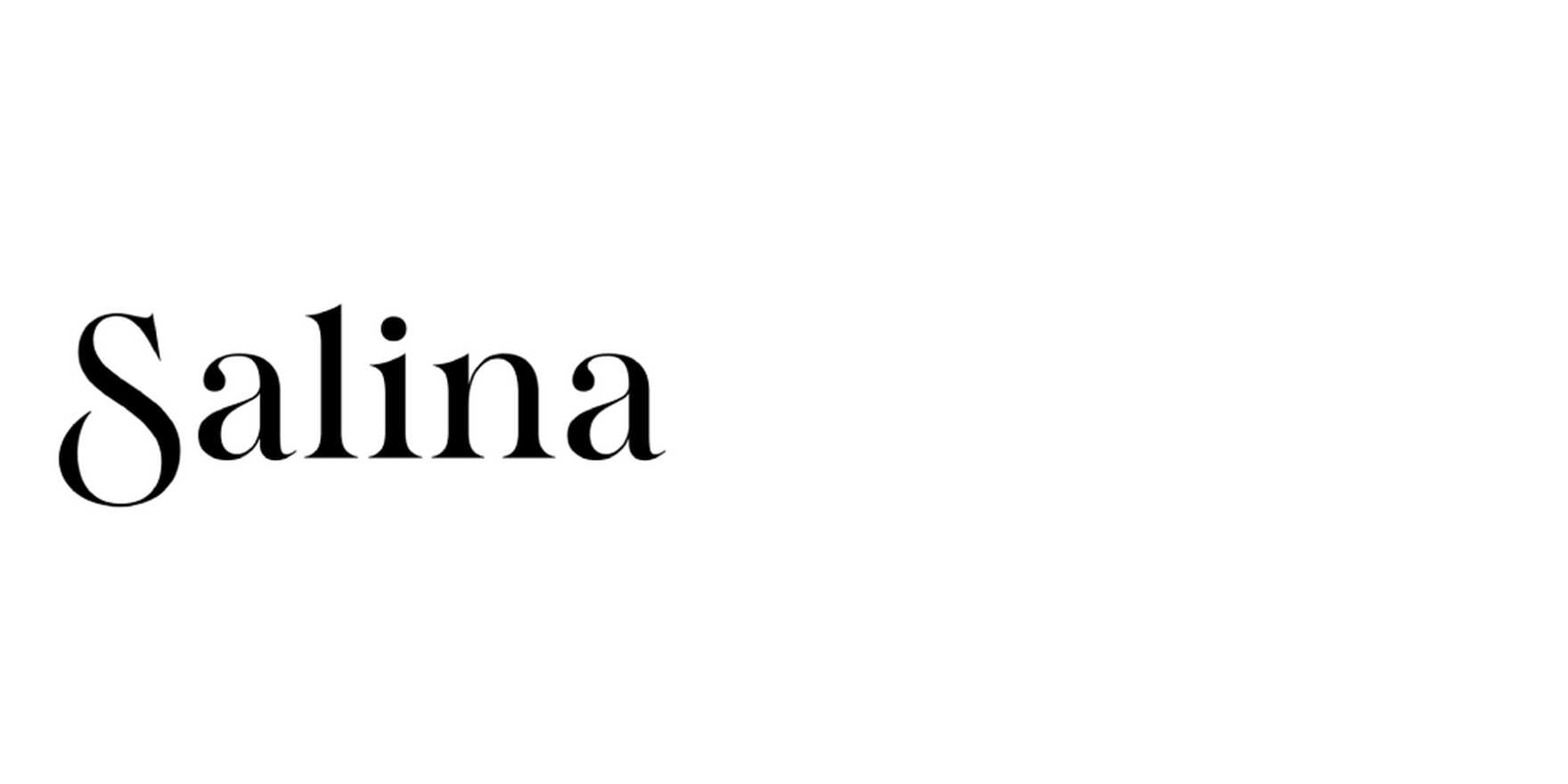 Salina in use - Fonts In Use
