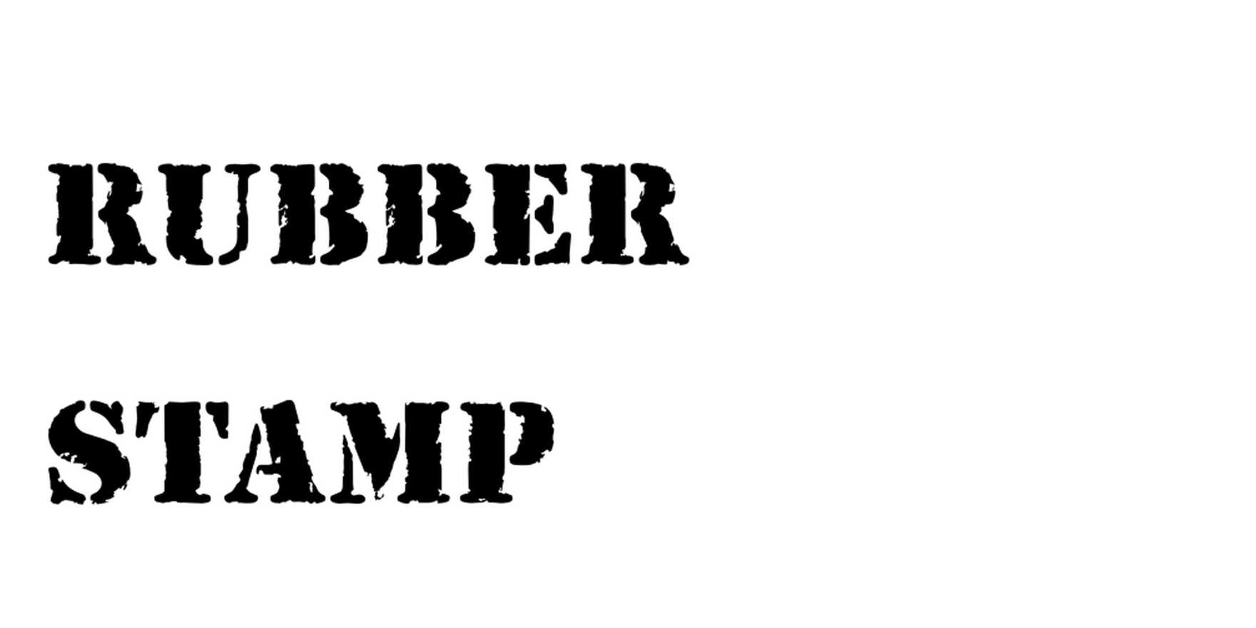 Rubber Stamp (ITC) in use - Fonts In Use