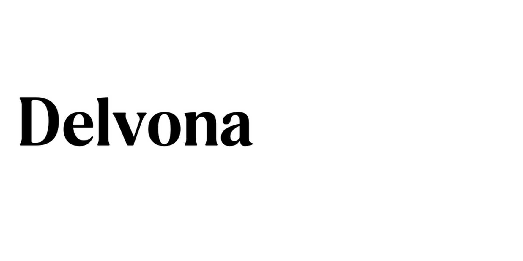 Delvona in use - Fonts In Use