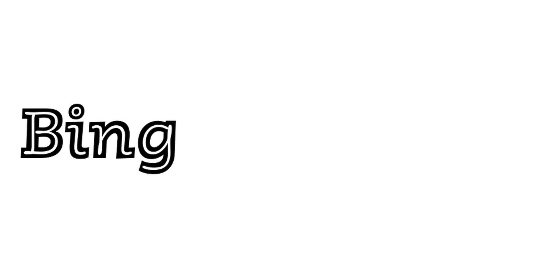 Bing in use - Fonts In Use