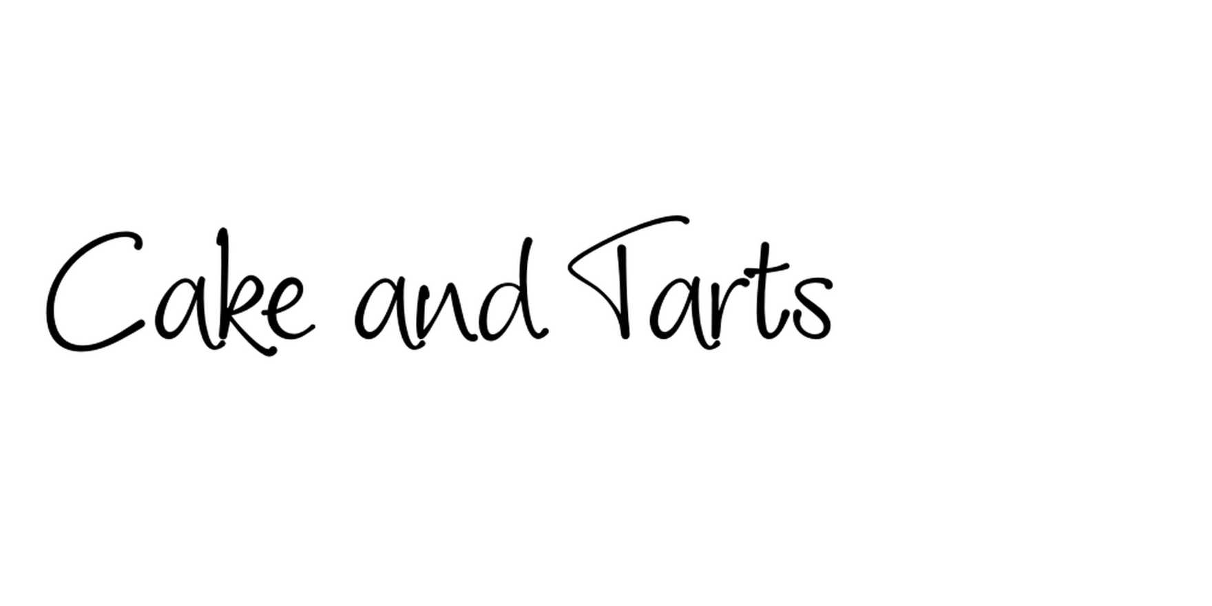 Cake and Tarts in use - Fonts In Use