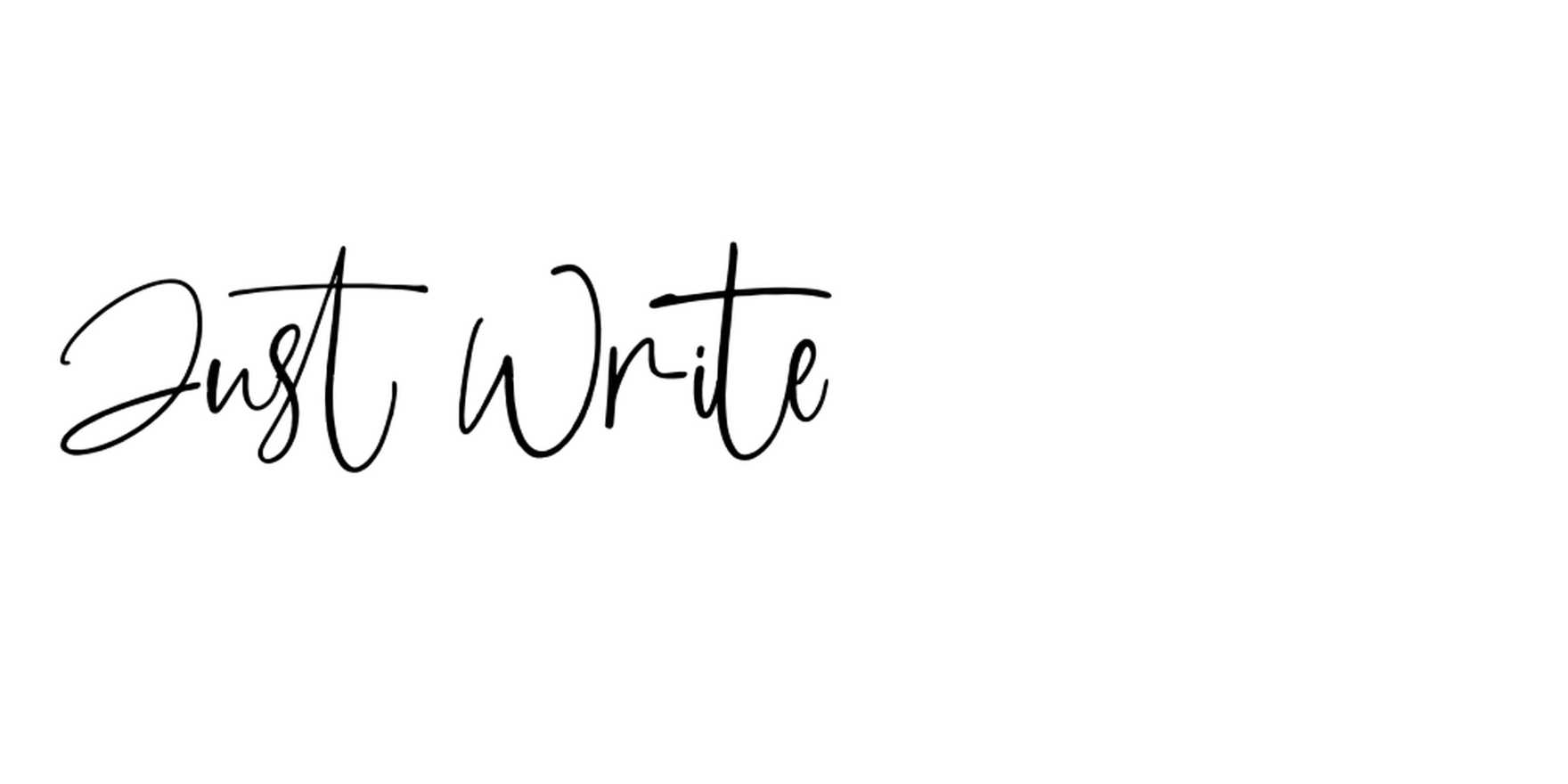 Just Write in use - Fonts In Use