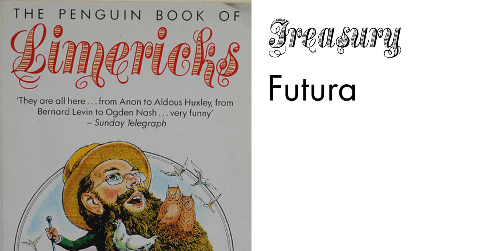 The Penguin Book of Limericks - Fonts In Use
