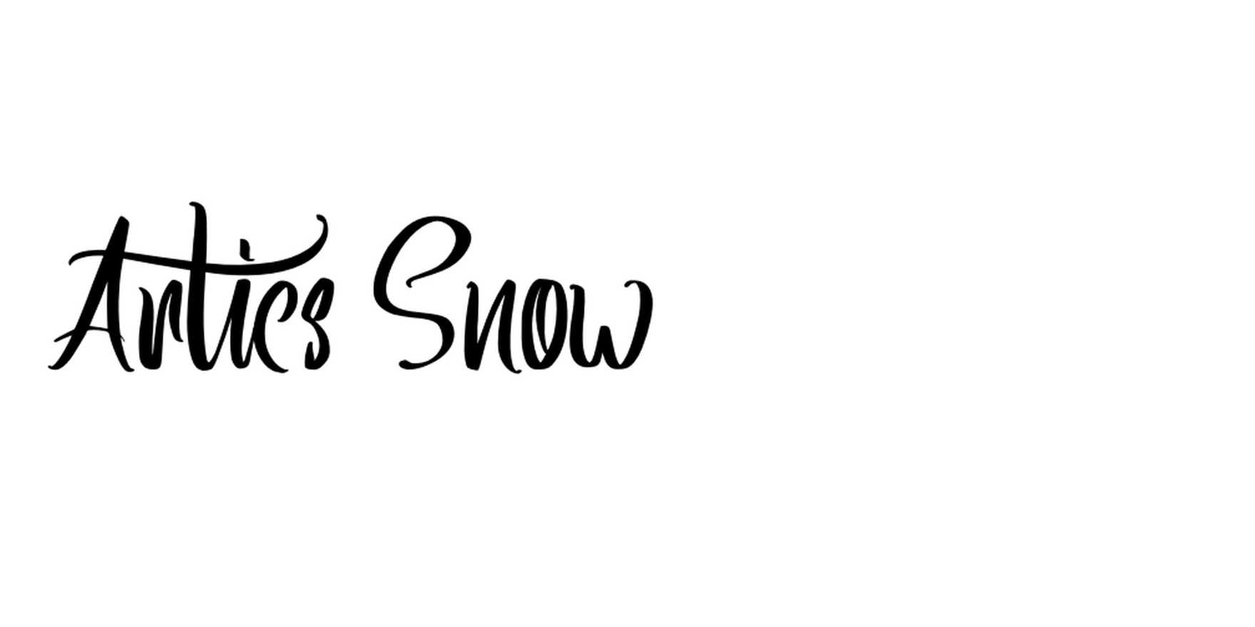 Artics Snow in use - Fonts In Use