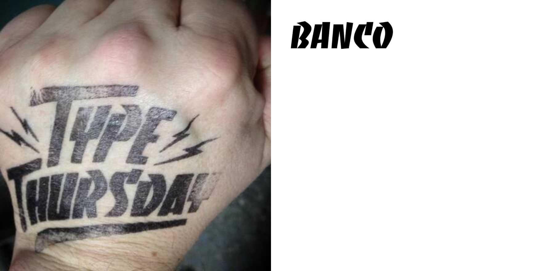 Type Thursday: January 2015 logo - Fonts In Use