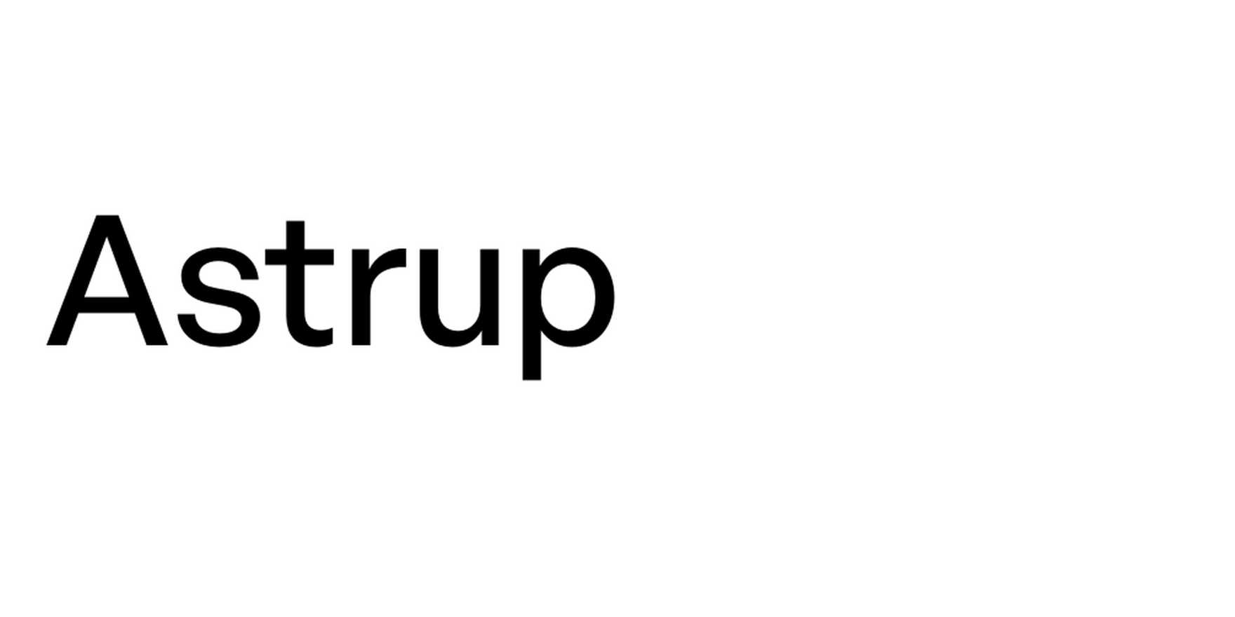 Astrup in use - Fonts In Use