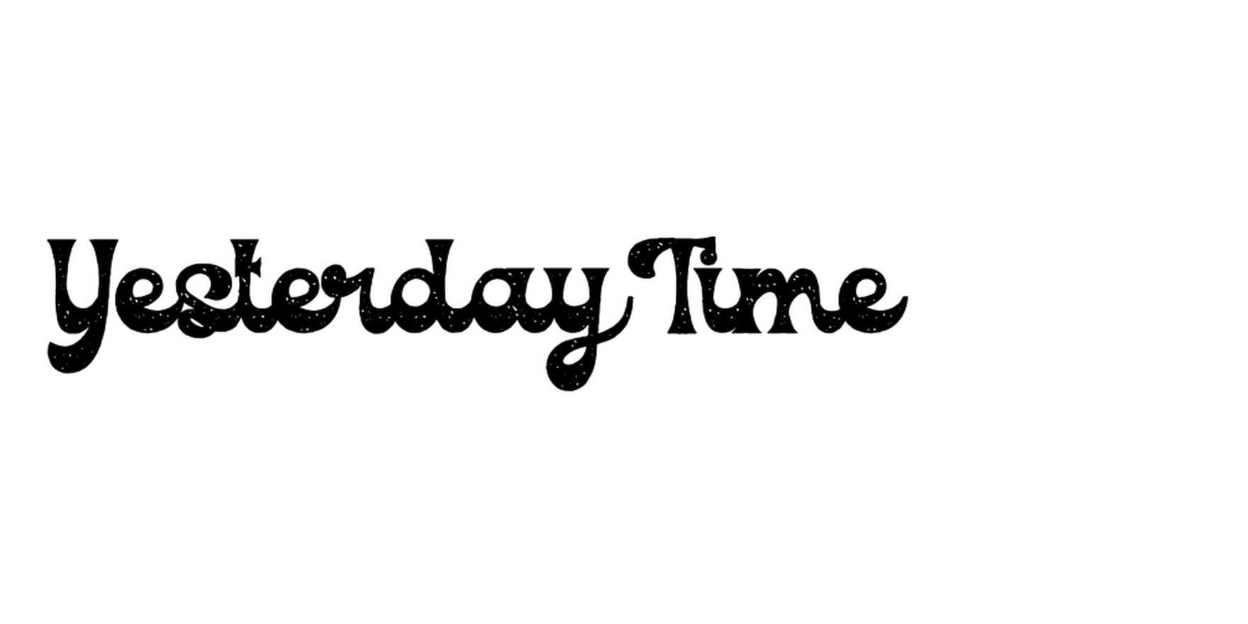 Yesterday Time in use - Fonts In Use