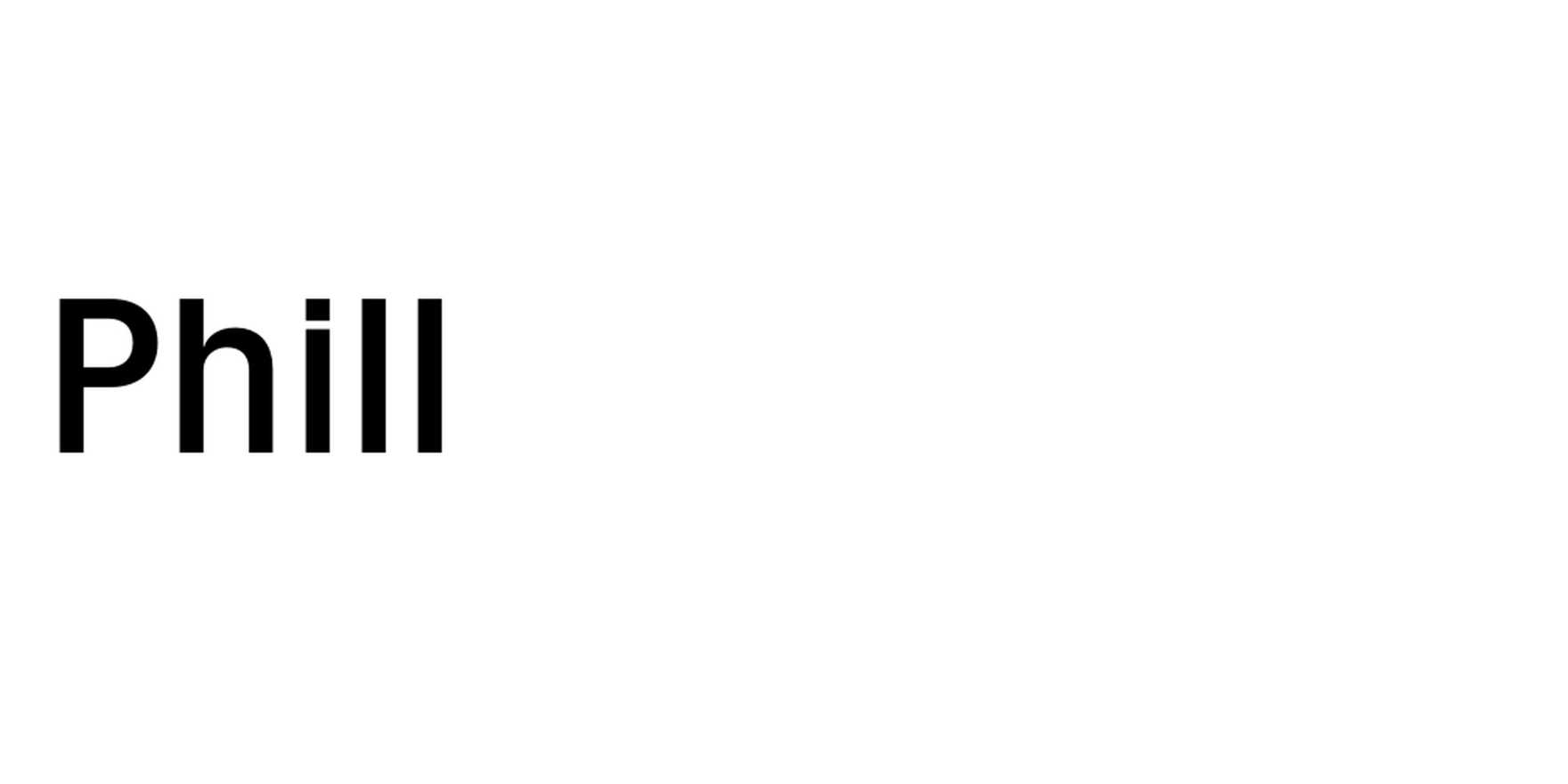 Phill in use - Fonts In Use