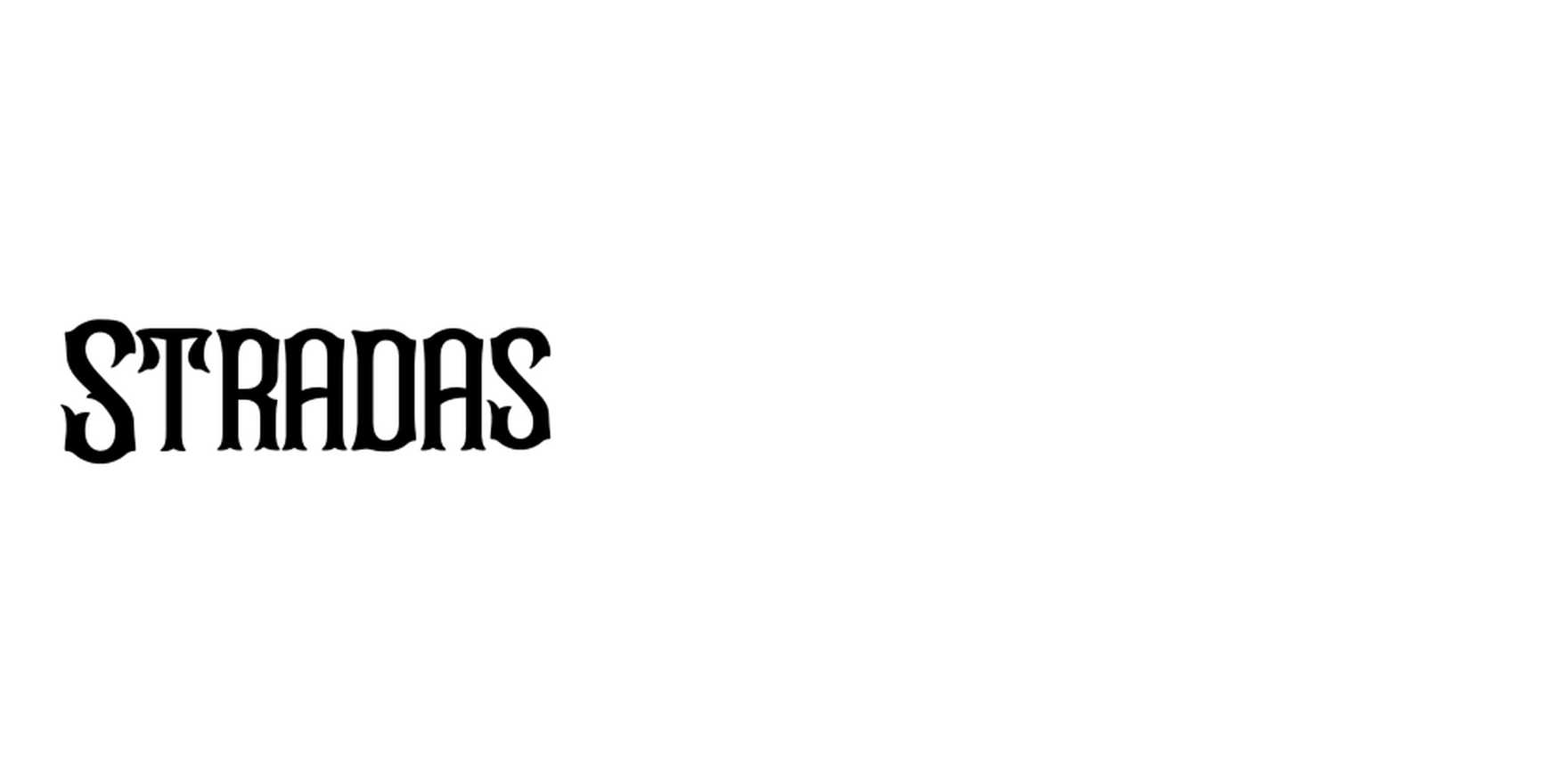Stradas in use - Fonts In Use