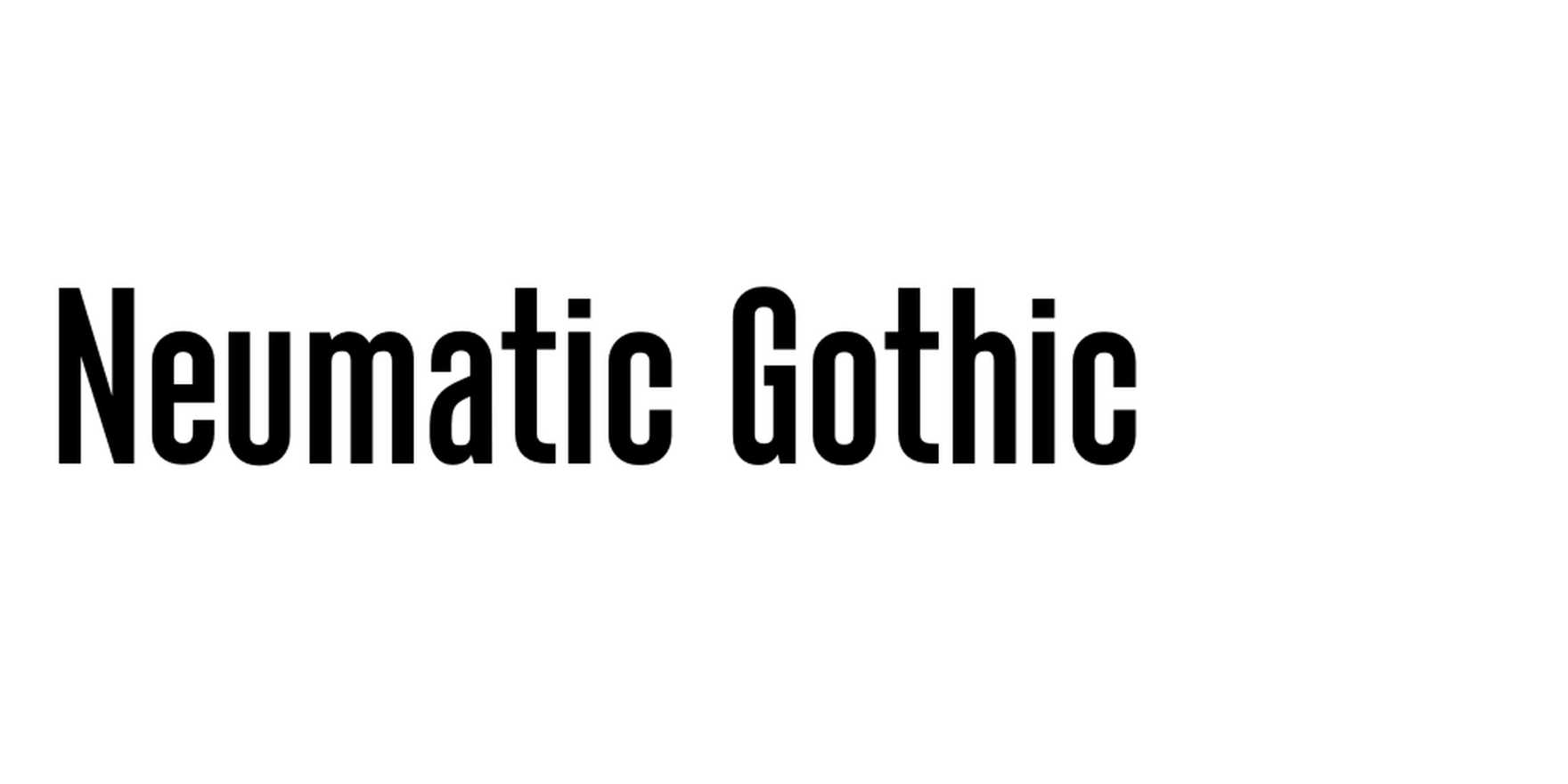 Neumatic Gothic in use - Fonts In Use