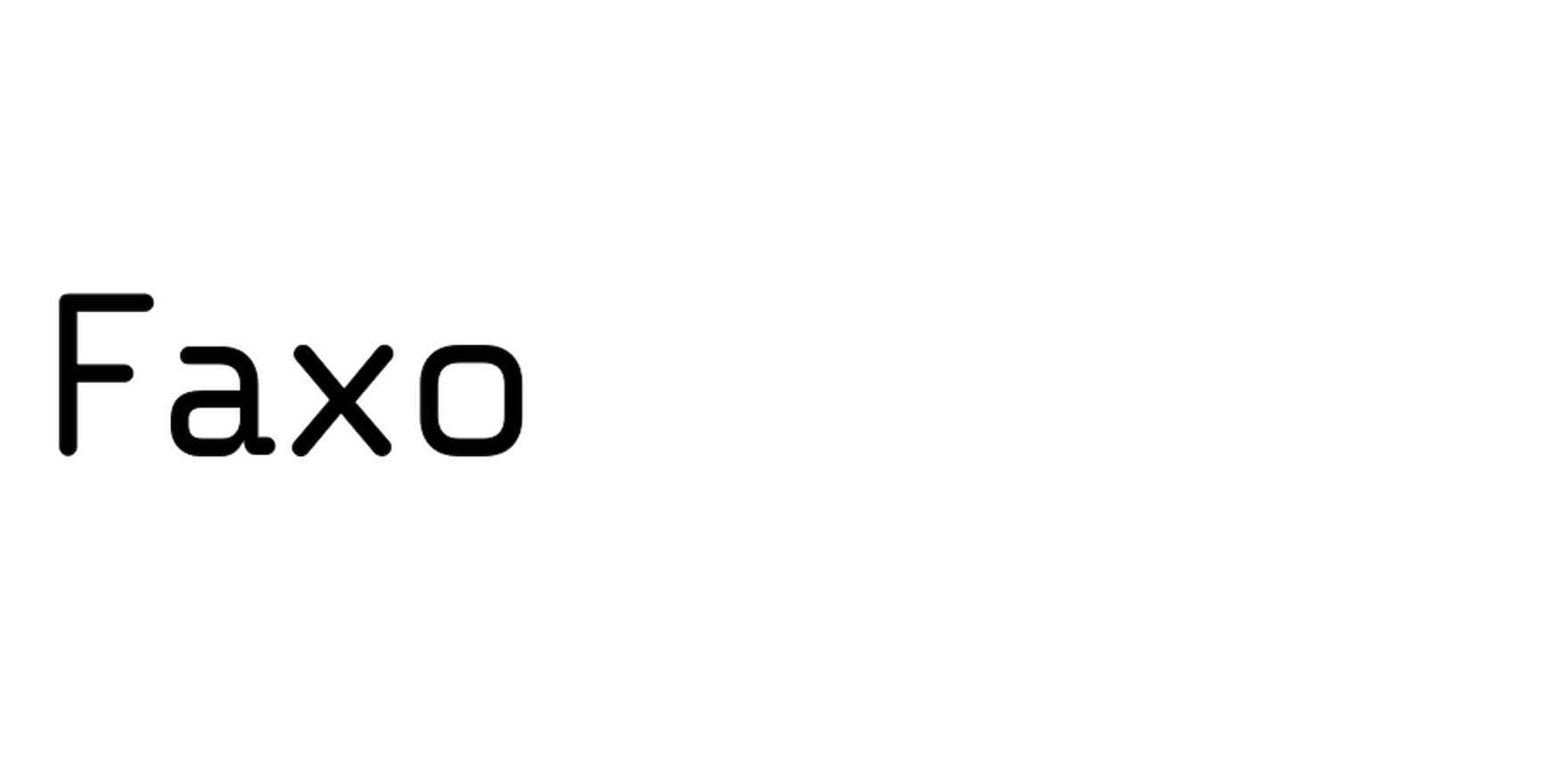Faxo in use - Fonts In Use