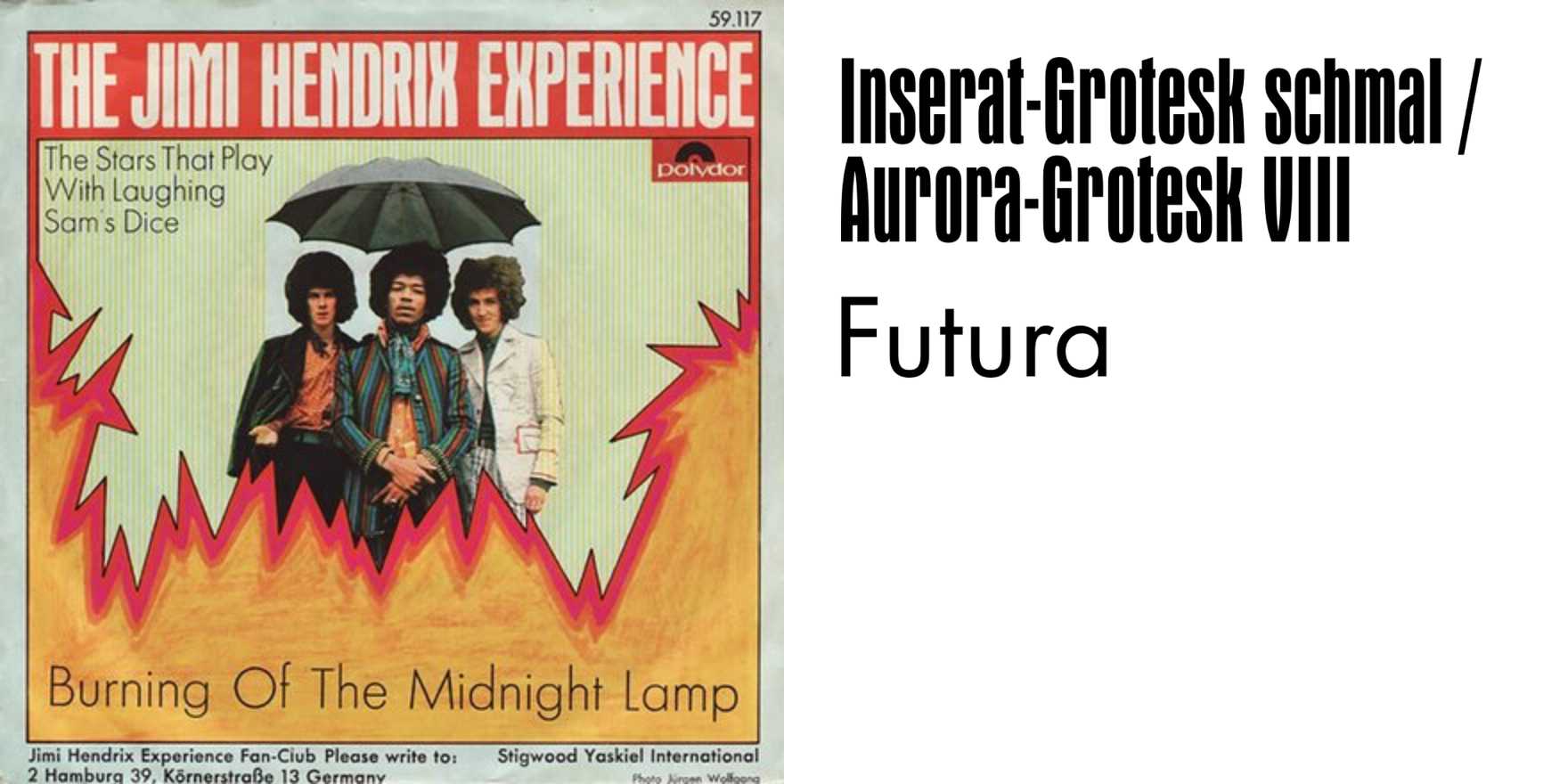 The Jimi Hendrix Experience – “Burning of the Midnight Lamp