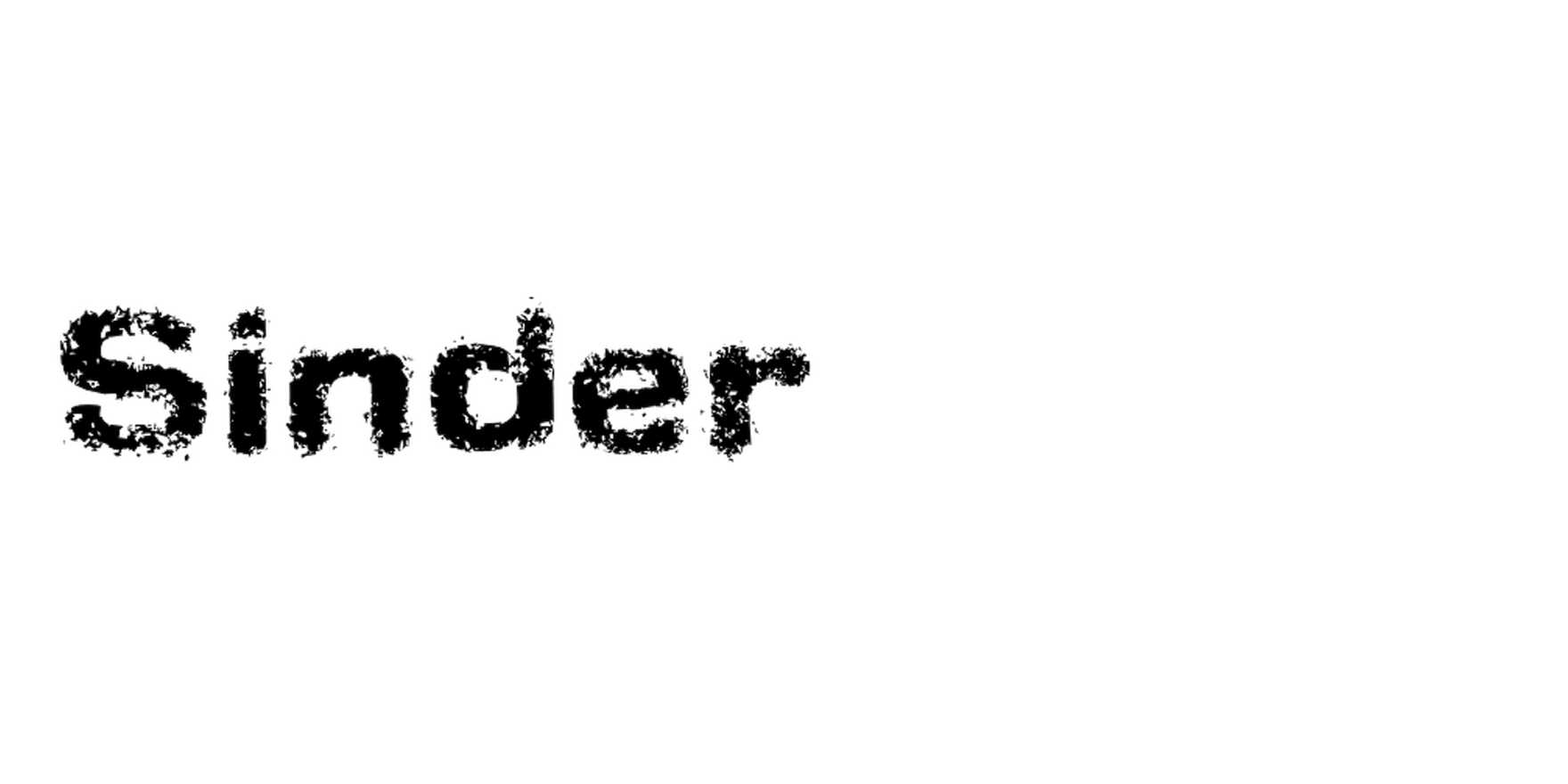 Sinder in use - Fonts In Use