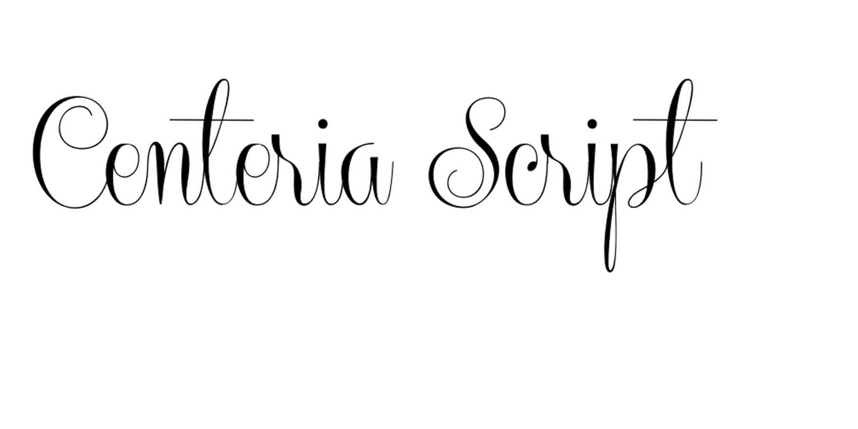 Centeria Script in use - Fonts In Use
