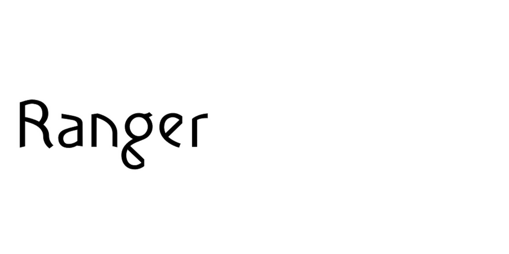 Ranger in use - Fonts In Use
