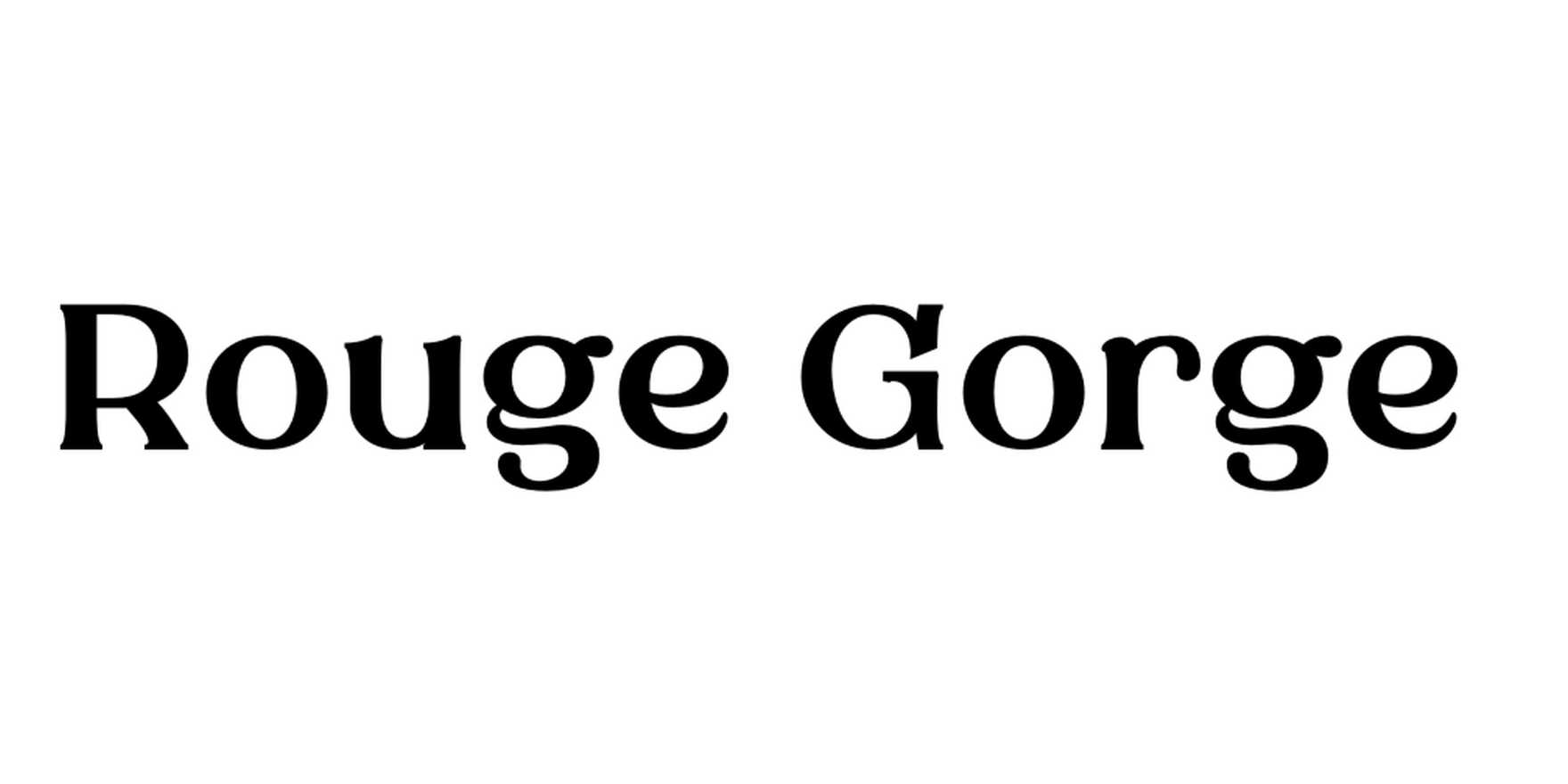 Rouge Gorge in use - Fonts In Use