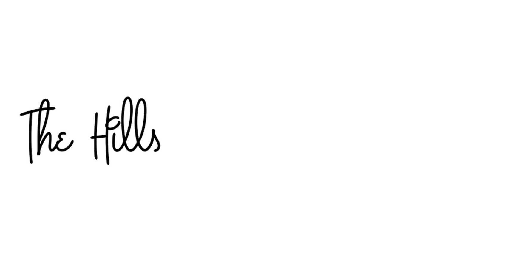 The Hills in use - Fonts In Use