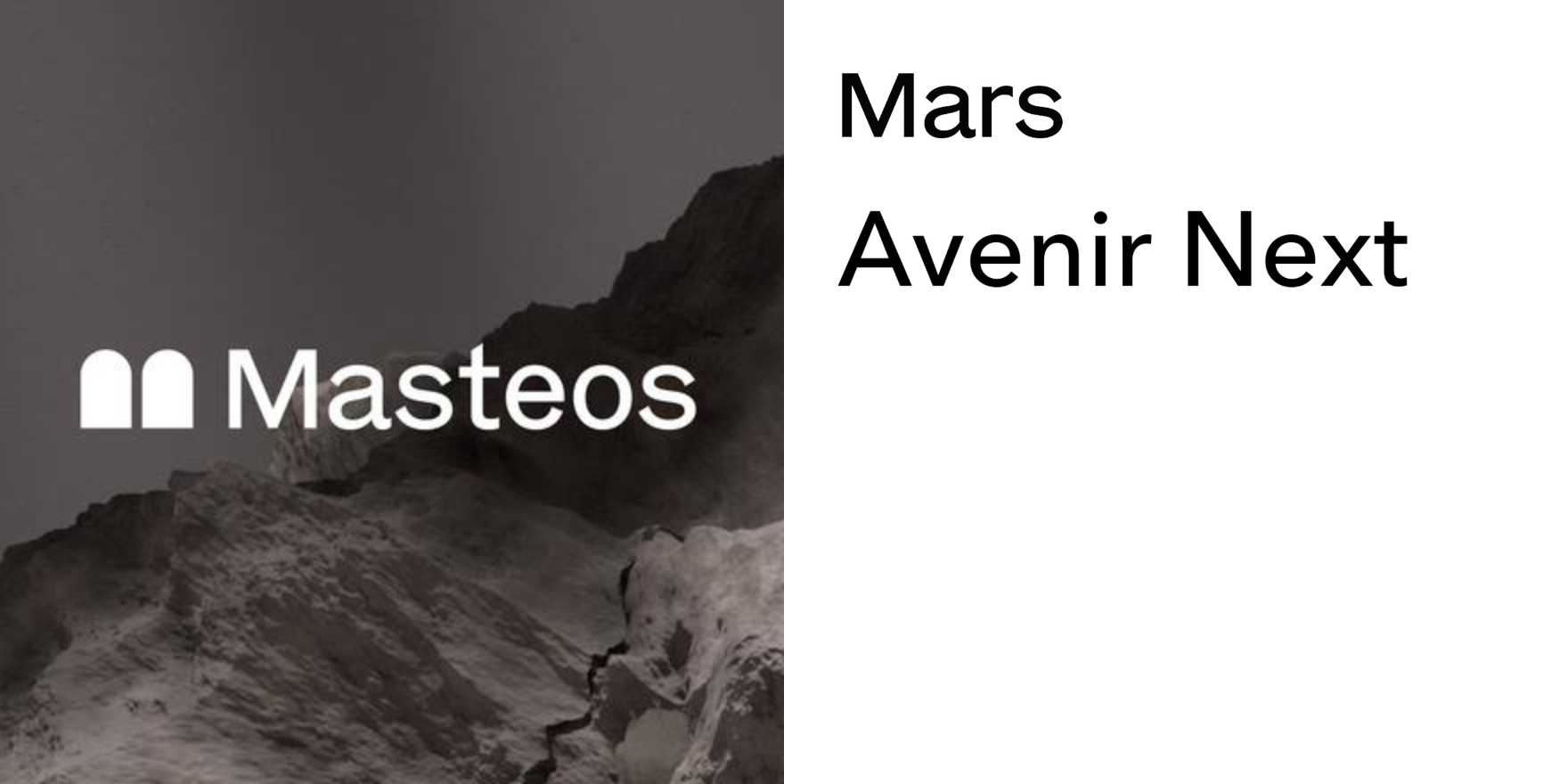 Masteos brand identity - Fonts In Use