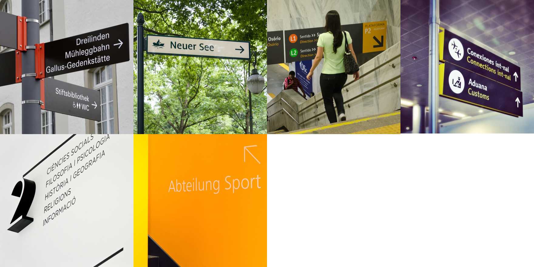 wayfinding - Fonts In Use