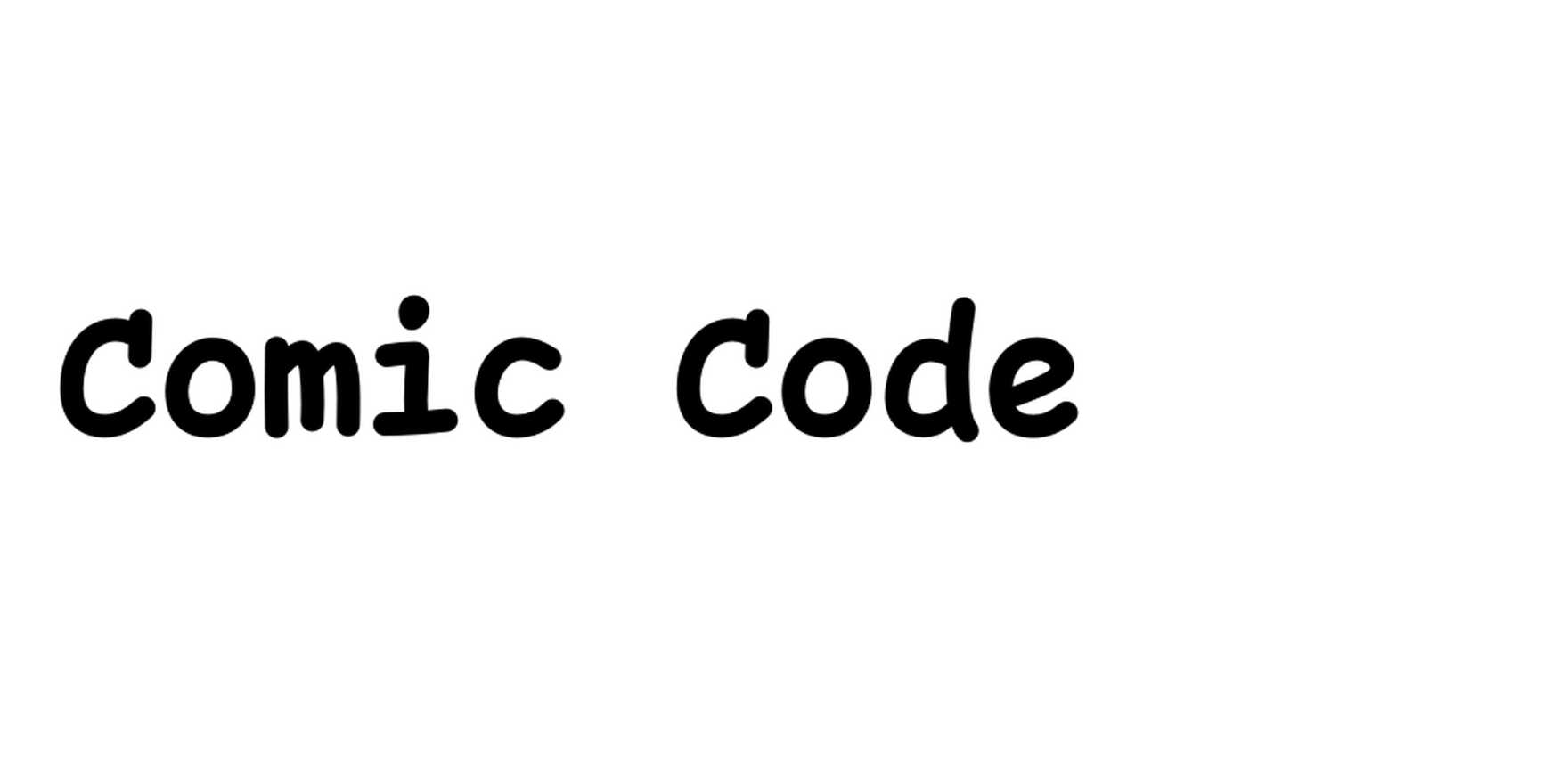 Comic Code in use - Fonts In Use