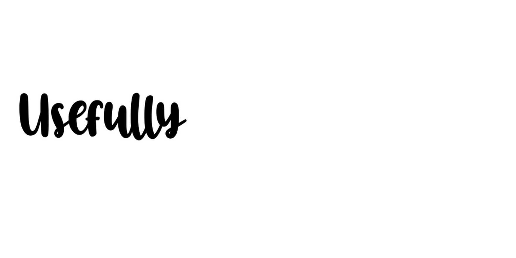 Usefully in use - Fonts In Use