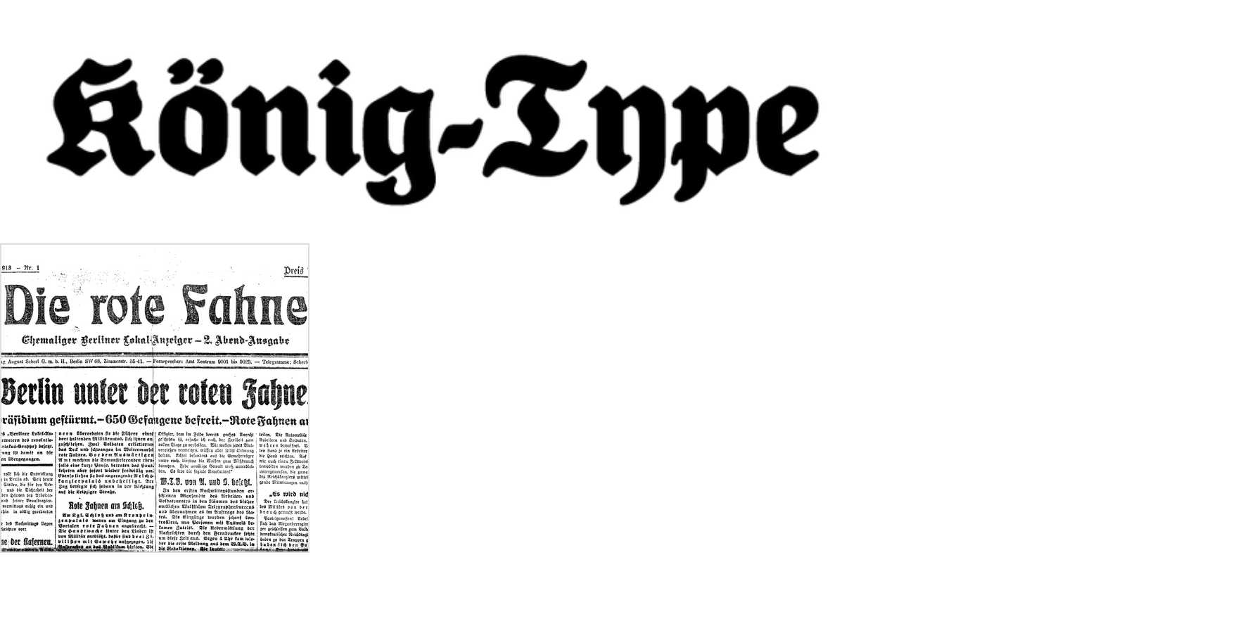 König-Type in use - Fonts In Use