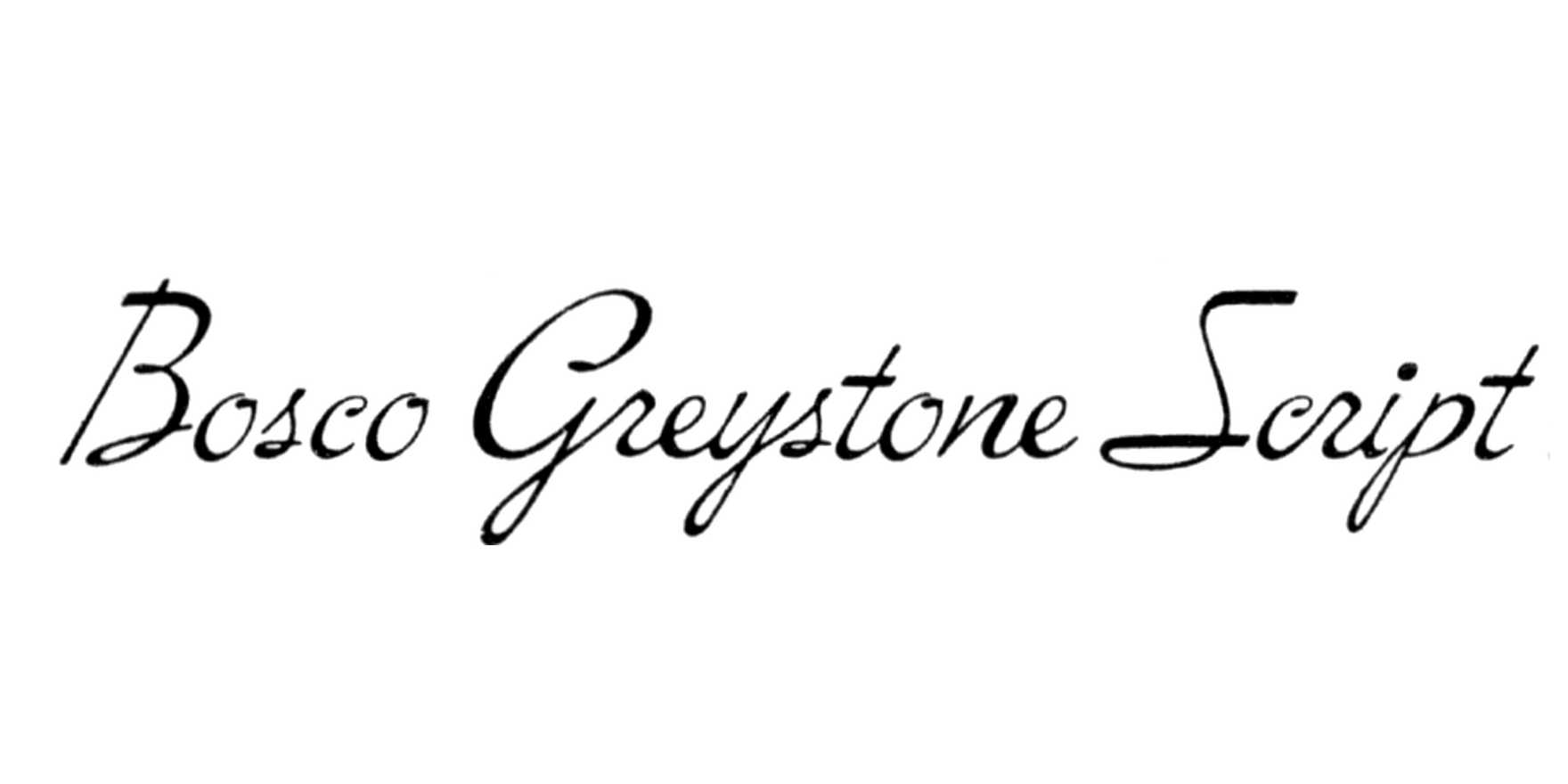 Bosco Greystone Script in use - Fonts In Use