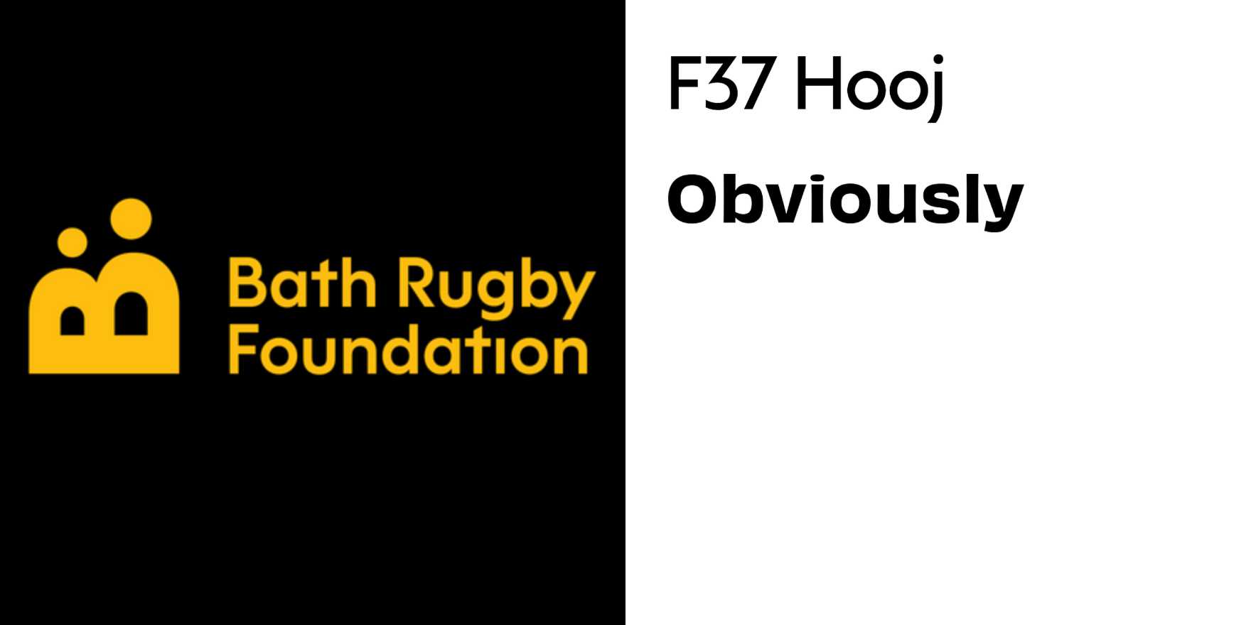 Bath Rugby Foundation - Fonts In Use