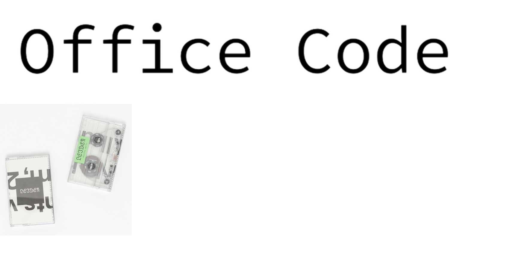 Office Code in use - Fonts In Use