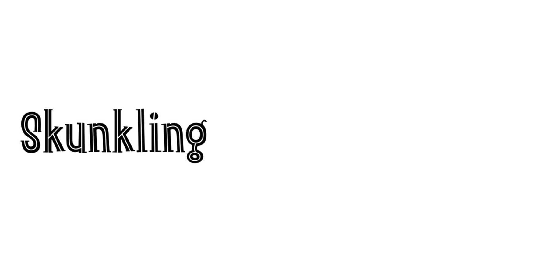 Skunkling in use - Fonts In Use