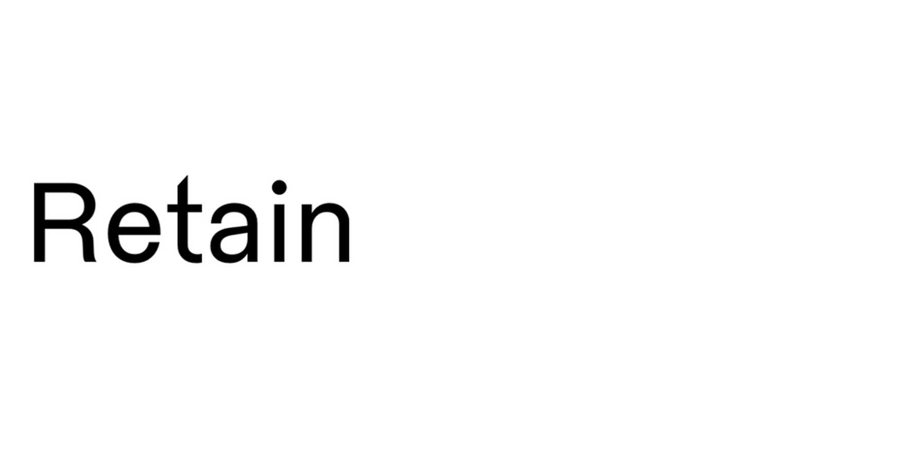 Retain in use - Fonts In Use
