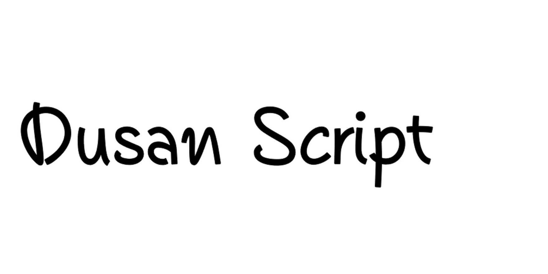 Dusan Script in use - Fonts In Use