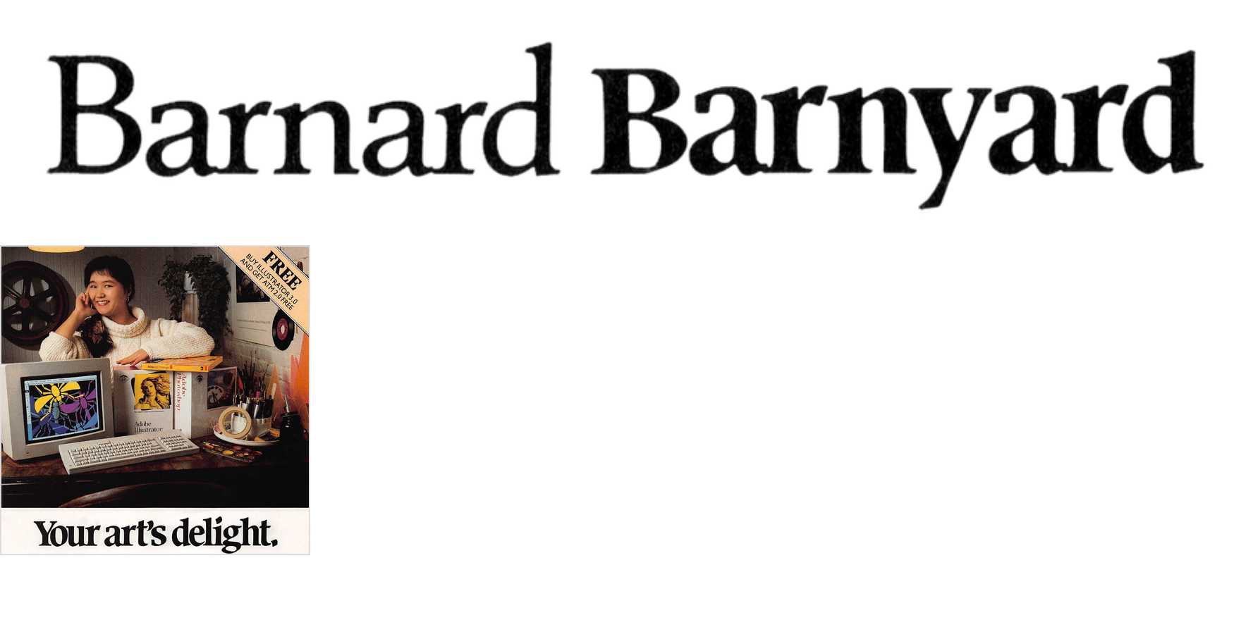 Barnard & Barnyard in use - Fonts In Use