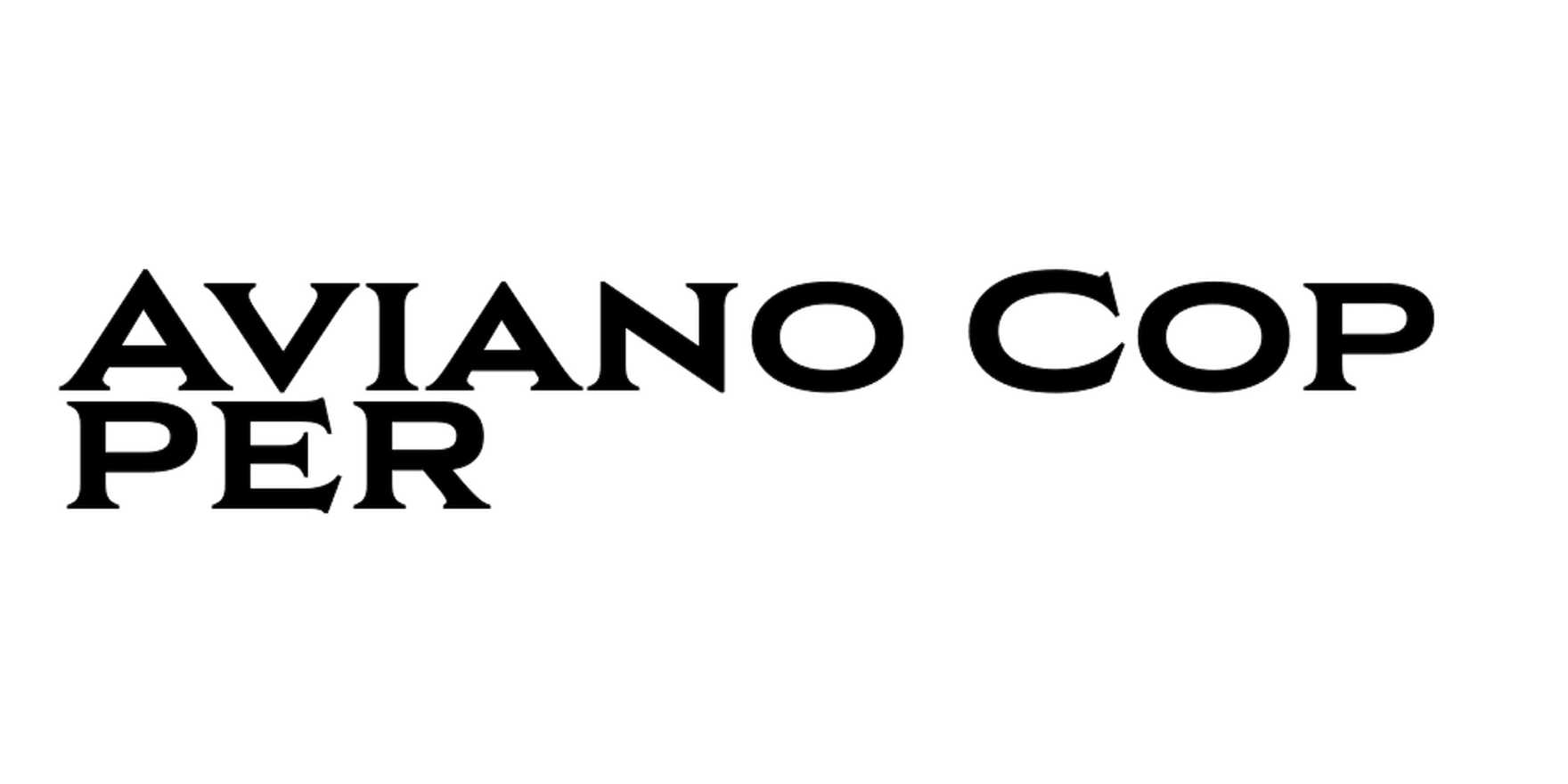 Aviano Copper in use - Fonts In Use