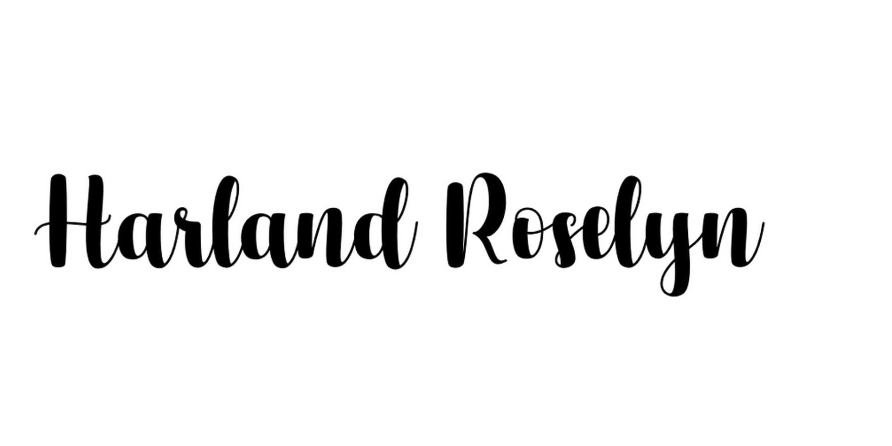 Harland Roselyn in use - Fonts In Use