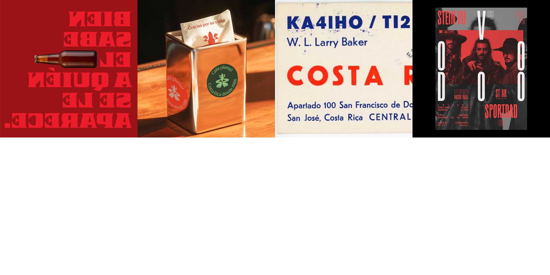 Costa Rica - Fonts In Use