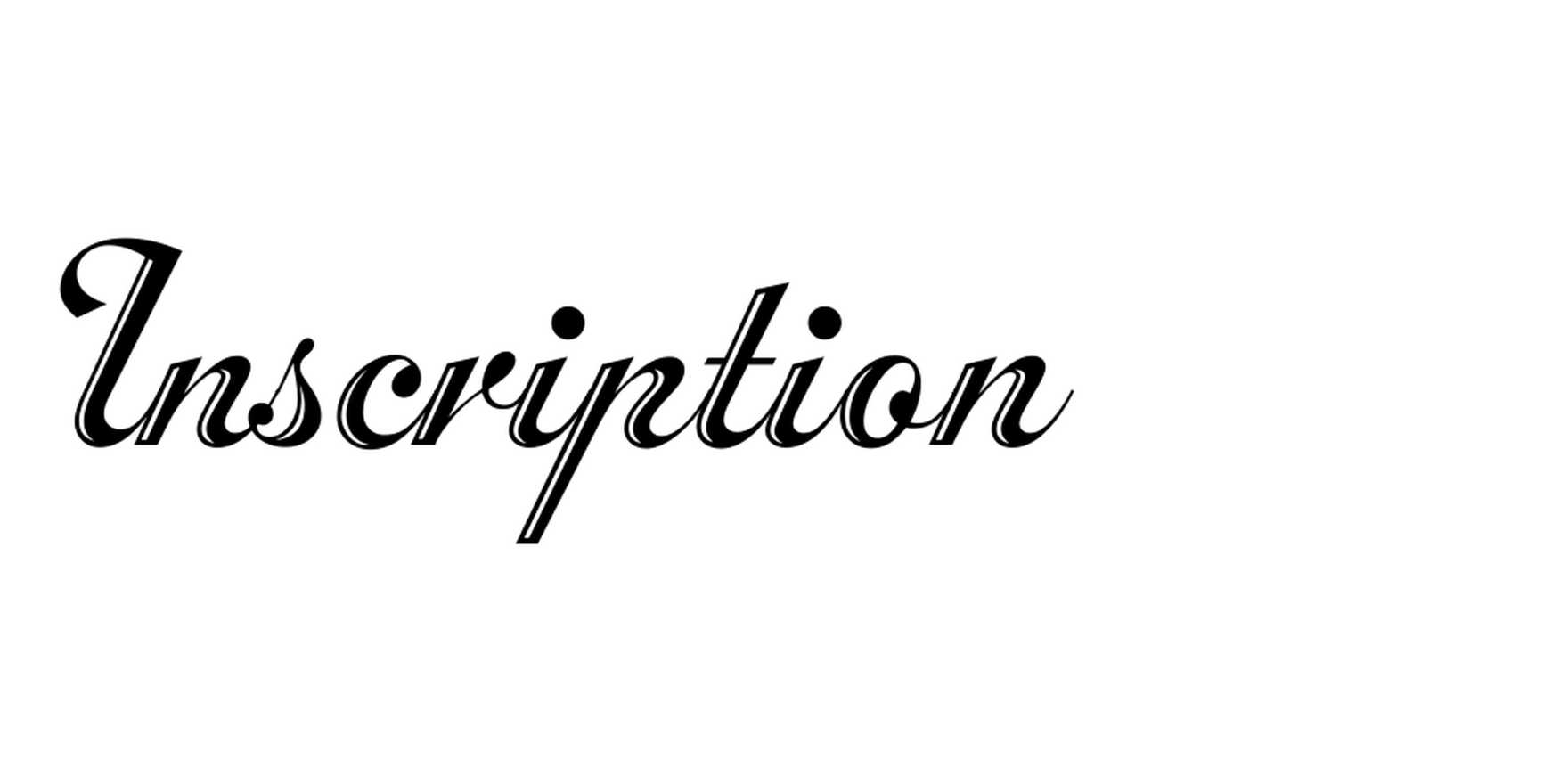 Inscription in use - Fonts In Use