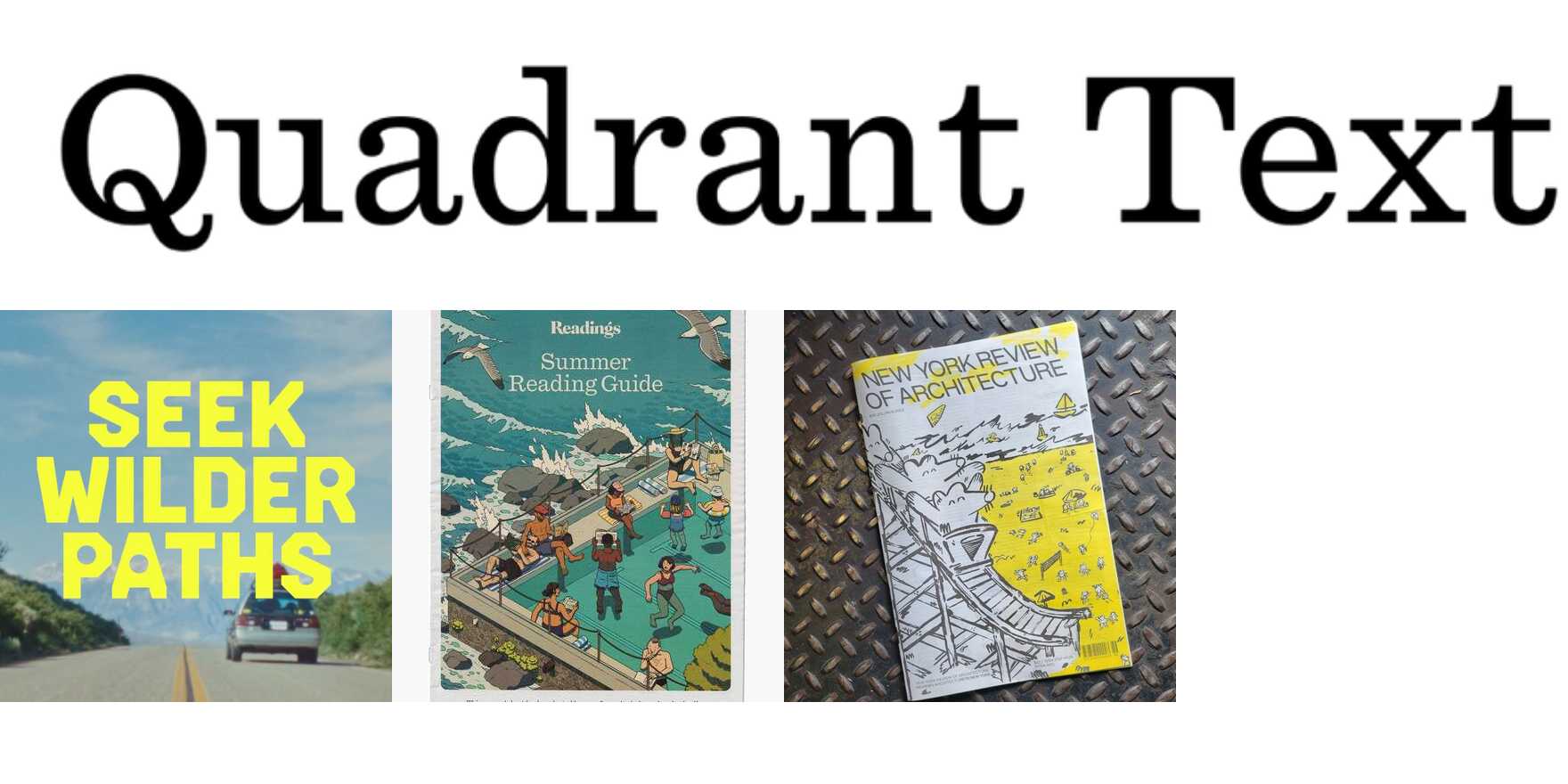 Quadrant Text in use - Fonts In Use