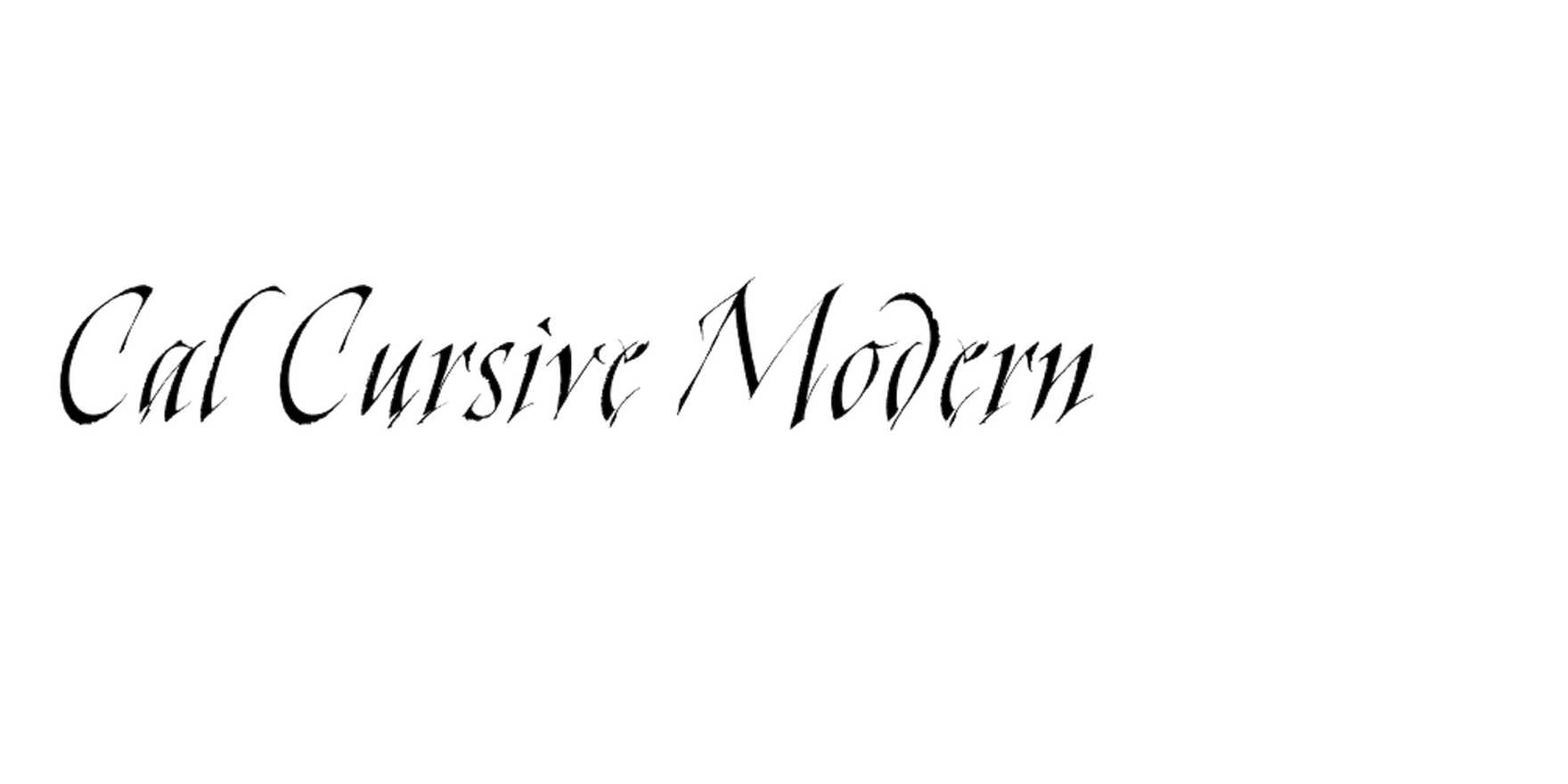 Cal Cursive Modern in use - Fonts In Use