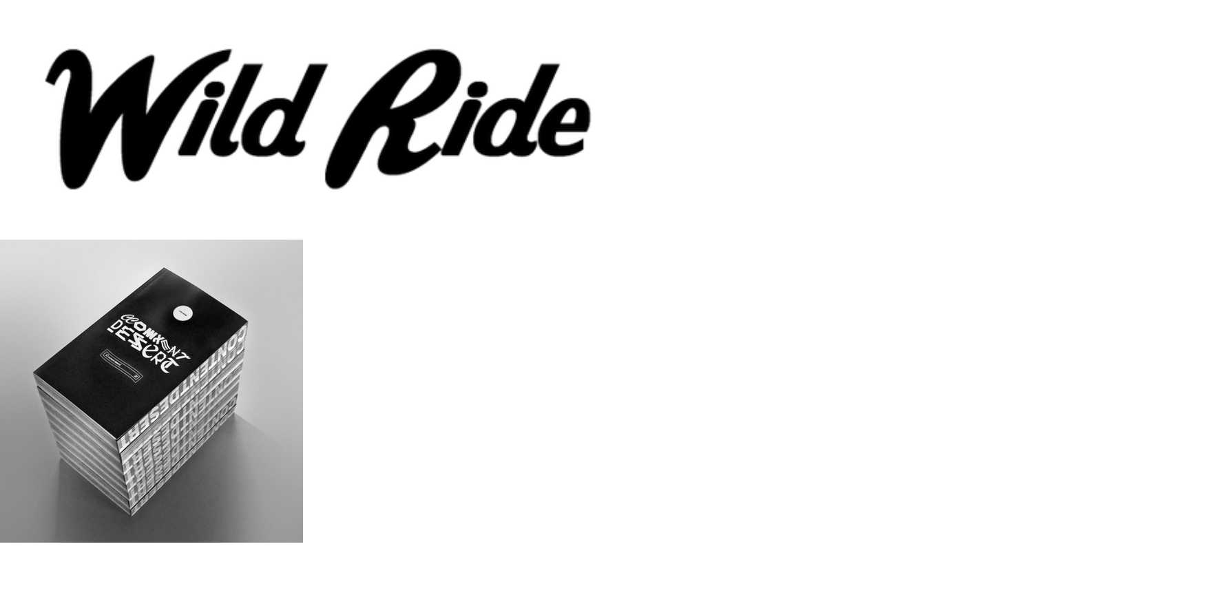 Wild Ride in use - Fonts In Use