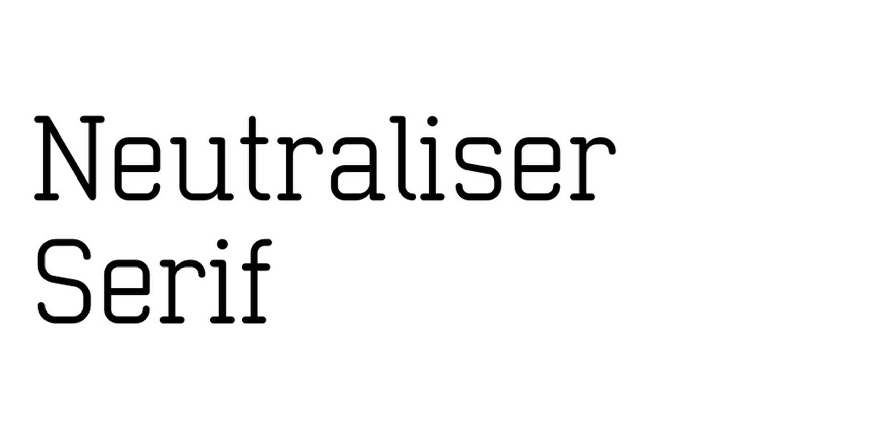 Neutraliser Serif in use - Fonts In Use