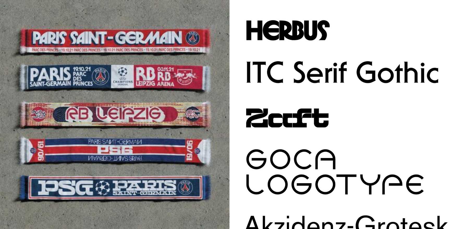 PSG vs RB Leipzig Fußballschals