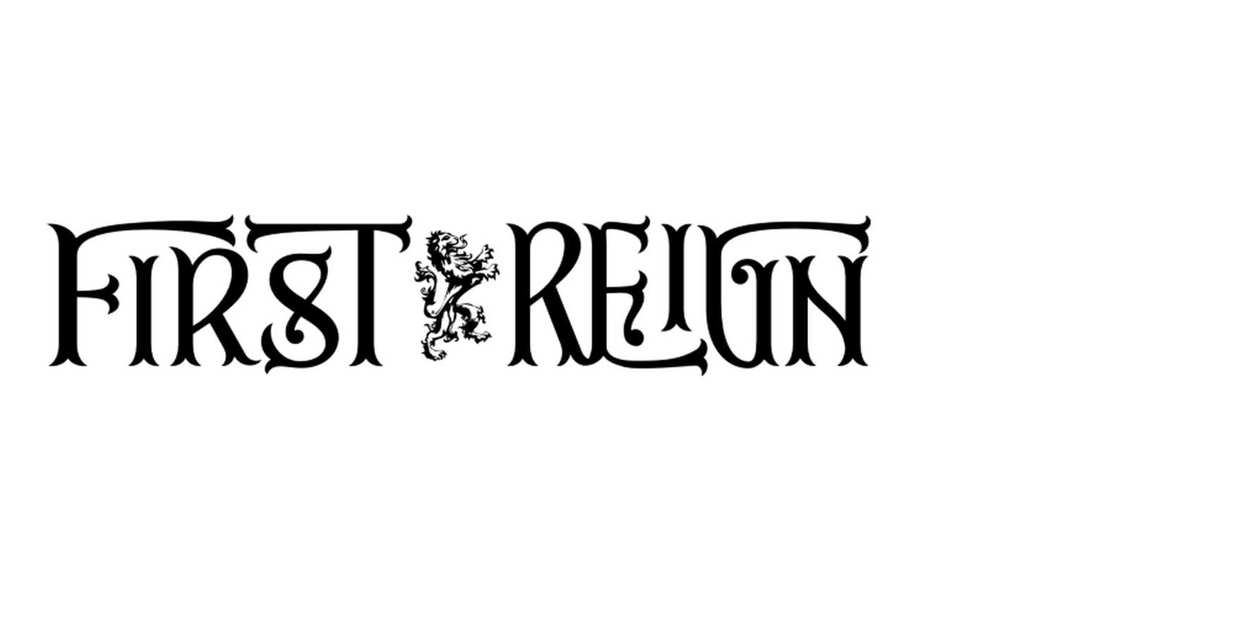 First Reign in use - Fonts In Use