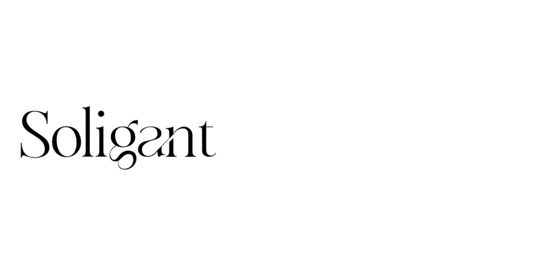 Soligant in use - Fonts In Use