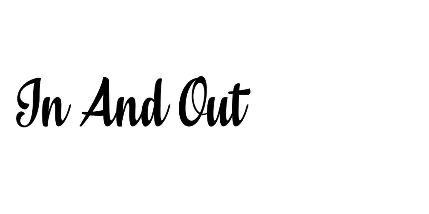 In And Out in use - Fonts In Use