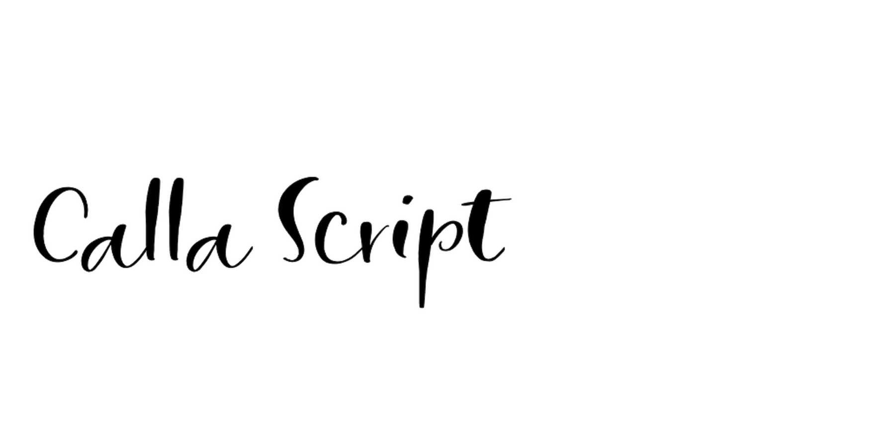 Calla Script in use - Fonts In Use